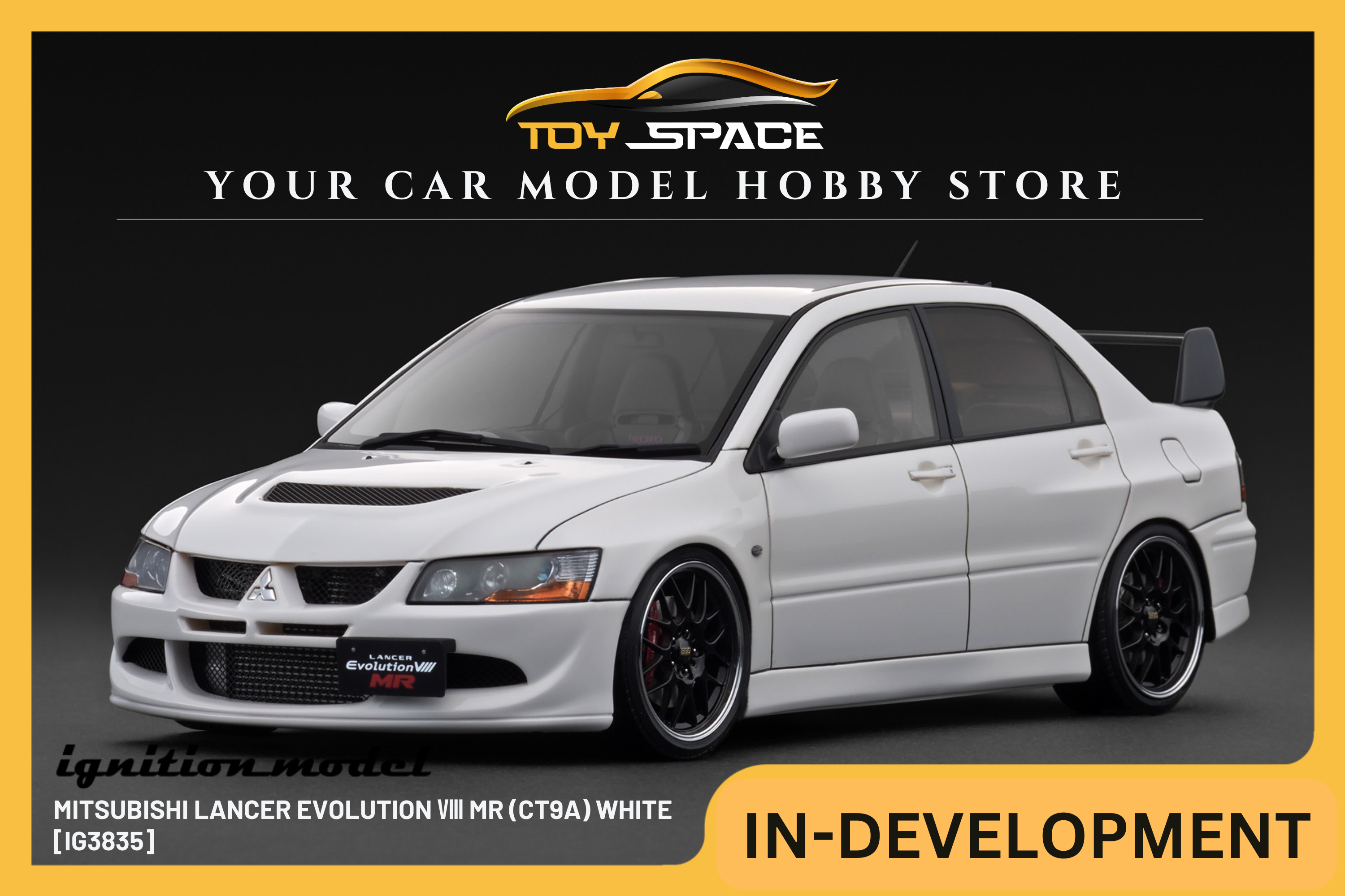[IGNITION MODEL] 1:18 Mitsubishi Lancer Evolution Ⅷ MR (CT9A) White [IG3835]