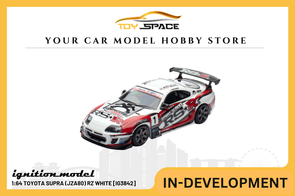 [IGNITION MODEL] 1:64 Toyota Supra (JZA80) RZ White [IG3842]