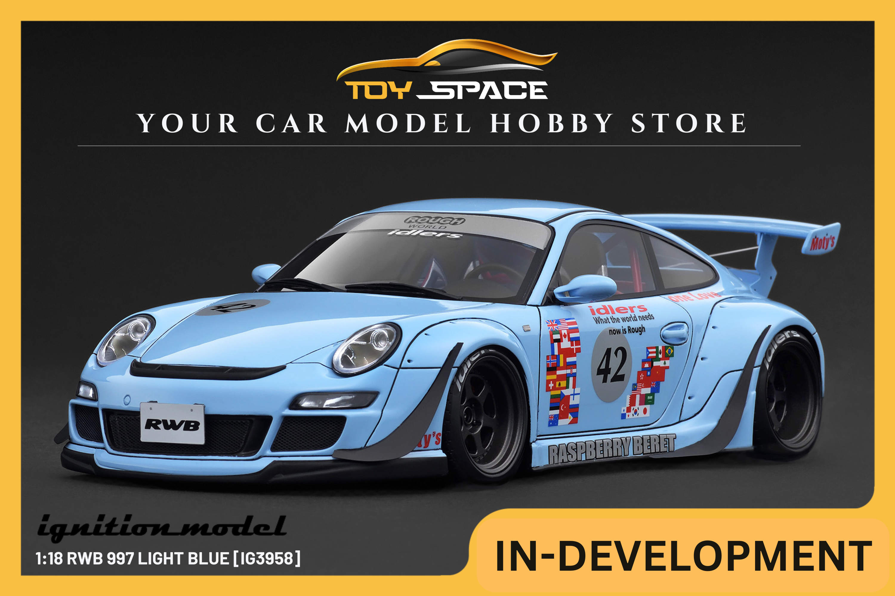 [IGNITION MODEL] 1:18 RWB 997 Light Blue [IG3958]