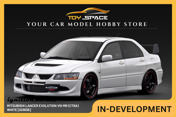 [IGNITION MODEL] 1:18 Mitsubishi Lancer Evolution VIII MR (CT9A) White [IG3836]