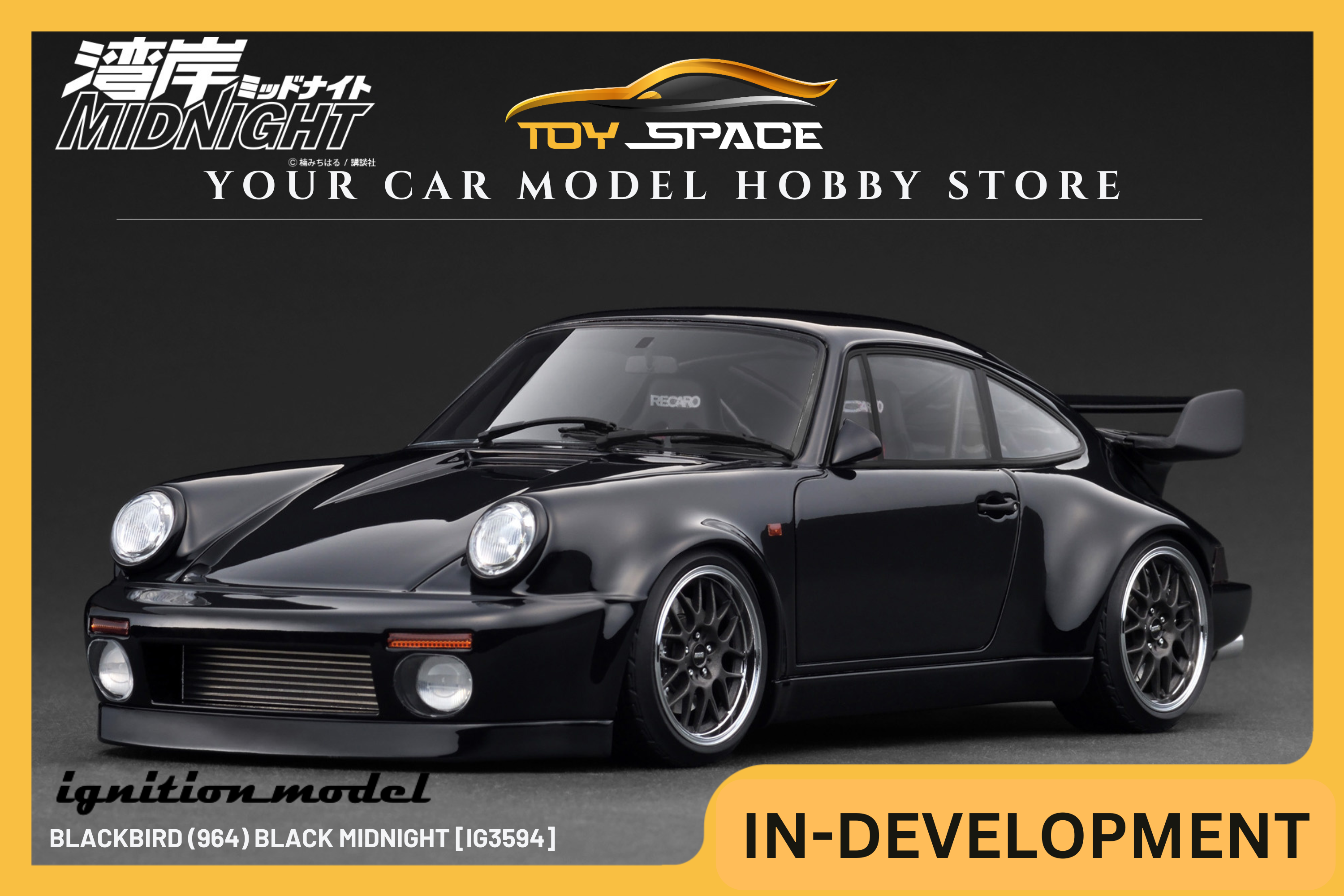 [IGNITION MODEL] 1:18 Blackbird (964) Black MIDNIGHT [IG3594]