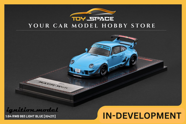 [IGNITION MODEL] 1:64 RWB 993 Light Blue [IG4211] - Toy Space Diecast Online Store Singapore
