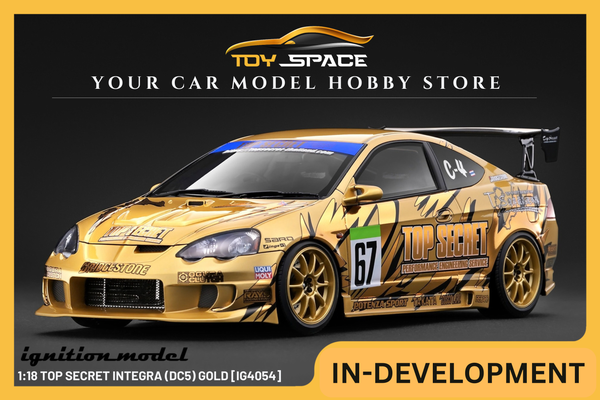 [IGNITION MODEL] 1:18 Top Secret Integra (DC5) Gold [IG4054]