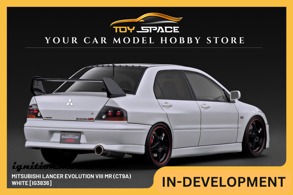 [IGNITION MODEL] 1:18 Mitsubishi Lancer Evolution VIII MR (CT9A) White [IG3836]