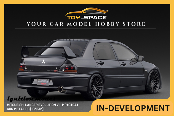 [IGNITION MODEL] 1:18 Mitsubishi Lancer Evolution VIII MR (CT9A) Gun Metallic [IG3832]