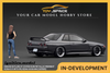 [IGNITION MODEL] 1:18 Nissan Skyline GT-R (R32) Gun Metallic MIDNIGHT Reina's R With Ms.Reina Akikawa [IG3595]
