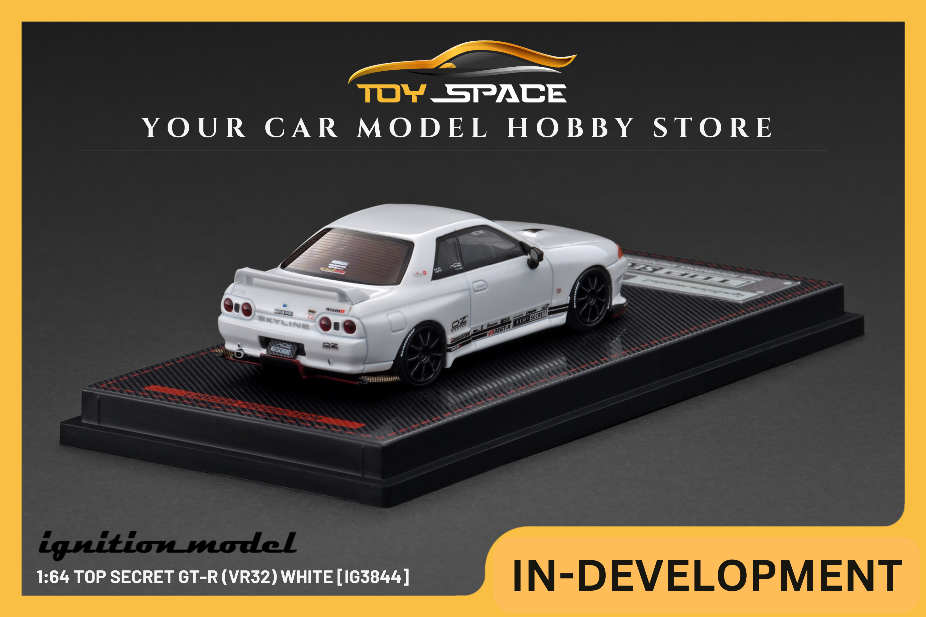 [IGNITION MODEL] 1:64 TOP SECRET GT-R (VR32) White [IG3844]