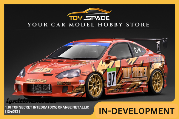 [IGNITION MODEL] 1:18 Top Secret Integra (DC5) Orange Metallic [IG4053]