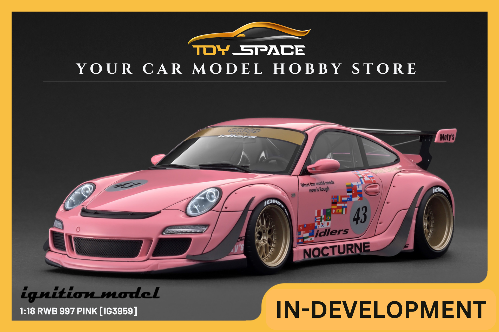 ミニカー ignition model RWB997 1/18 1/18 Ignition Model Porsche 911 RWB 997 (Red) Car Model