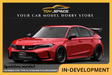 [IGNITION MODEL] 1:18 Honda Civic Type-R J'S Racing (FL5) Red [IG3937] - Toy Space Diecast Online Store Singapore