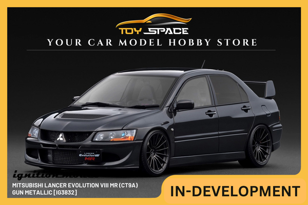 [IGNITION MODEL] 1:18 Mitsubishi Lancer Evolution VIII MR (CT9A) Gun Metallic [IG3832]