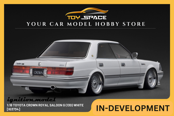 [IGNITION MODEL] 1:18 Toyota Crown Royal Saloon G (130) White [IG3734]