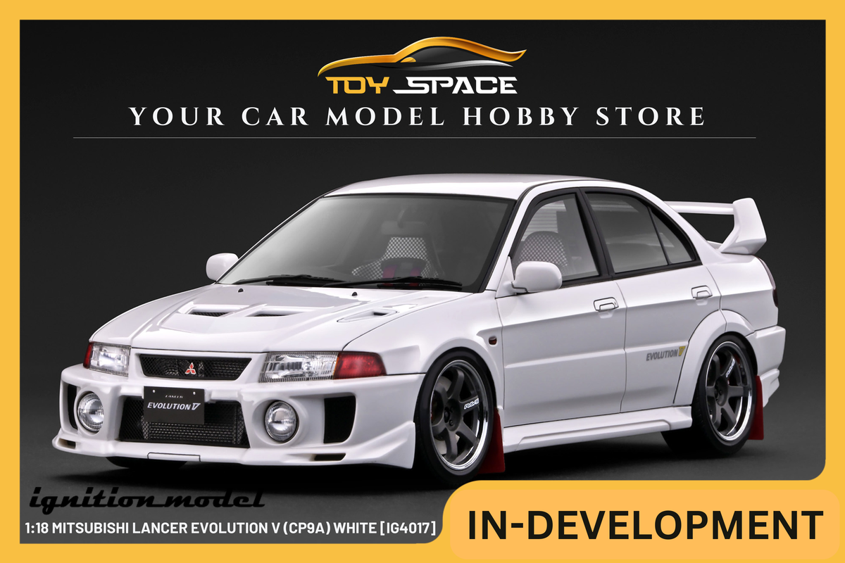 [IGNITION MODEL] 1:18 Mitsubishi Lancer Evolution V (CP9A) White [IG4017] - Toy Space Diecast Online Store Singapore