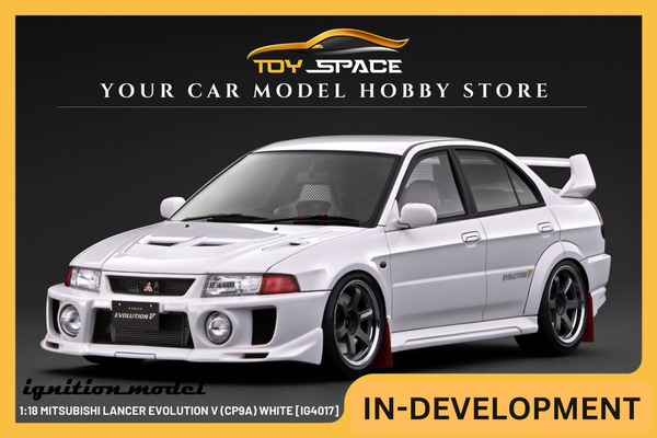 [IGNITION MODEL] 1:18 Mitsubishi Lancer Evolution V (CP9A) White [IG4017] - Toy Space Diecast Online Store Singapore