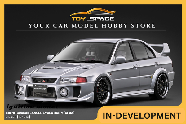 [IGNITION MODEL] 1:18 Mitsubishi Lancer Evolution V (CP9A) Silver [IG4016] - Toy Space Diecast Online Store Singapore