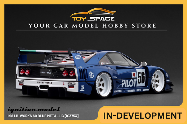 [IGNITION MODEL] 1:18 LB-Works 40 Blue Metallic [IG3753]