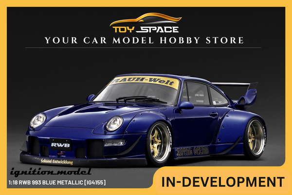 [IGNITION MODEL] 1:18 RWB 993 Blue Metallic [IG4155]