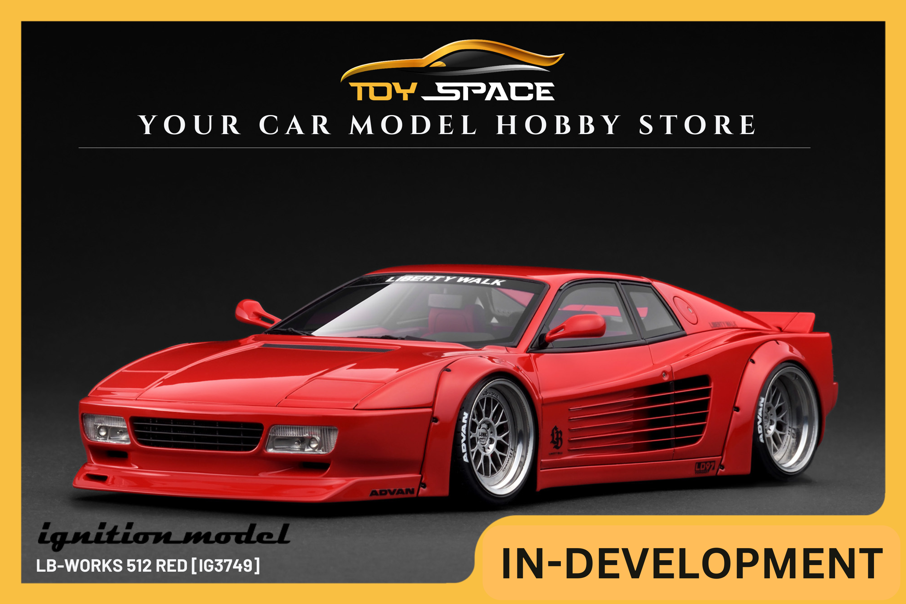 [IGNITION MODEL] 1:18 LB-Works 512 Red [IG3749]