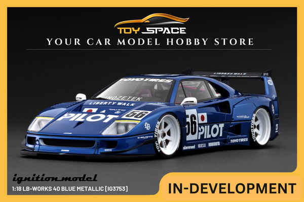 [IGNITION MODEL] 1:18 LB-Works 40 Blue Metallic [IG3753]