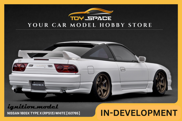[IGNITION MODEL] 1:18 Nissan 180SX Type X (RPS13) White [IG3765]