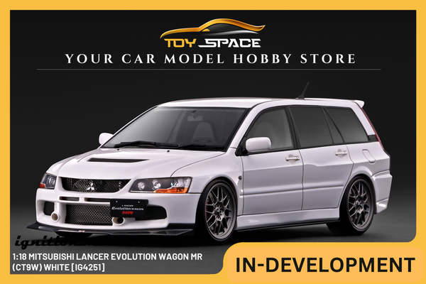 [IGNITION MODEL] 1:18 Mitsubishi Lancer Evolution Wagon MR (CT9W) White [IG4251]