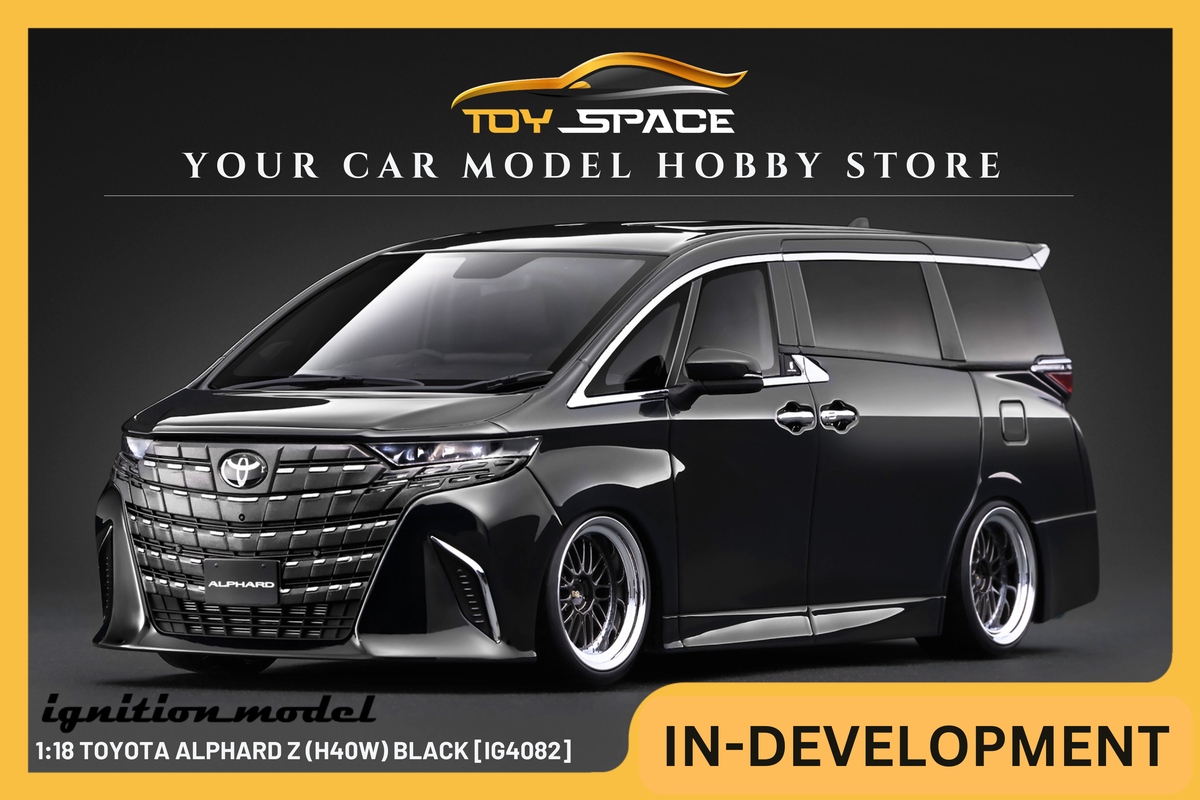 [IGNITION MODEL] 1:18 Toyota Alphard Z (H40W) Black [IG4082]