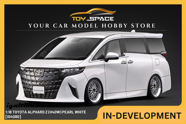 [IGNITION MODEL] 1:18 Toyota Alphard Z (H40W) Pearl White [IG4080]