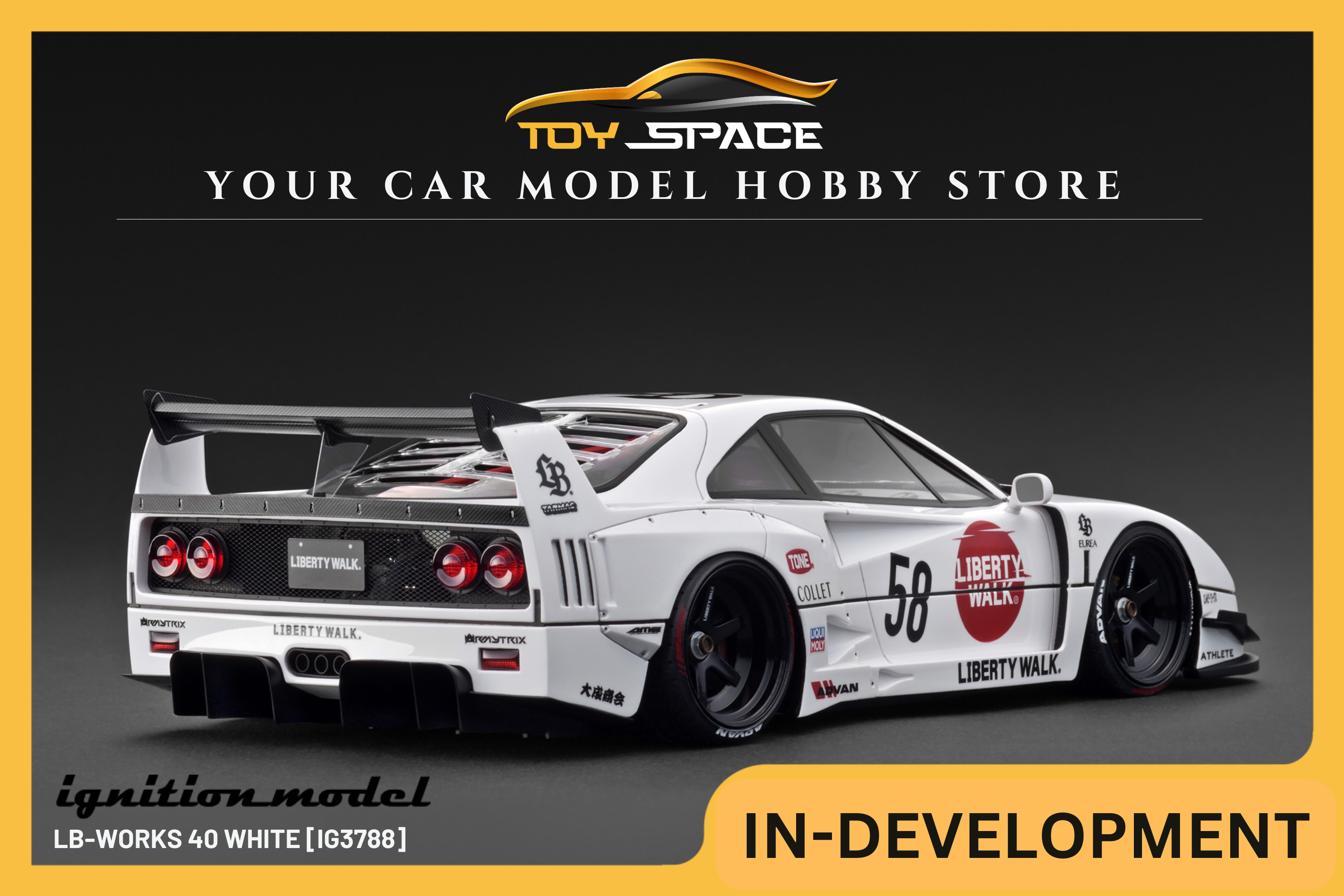 [IGNITION MODEL] 1:18 LB-Works 40 White [IG3788]