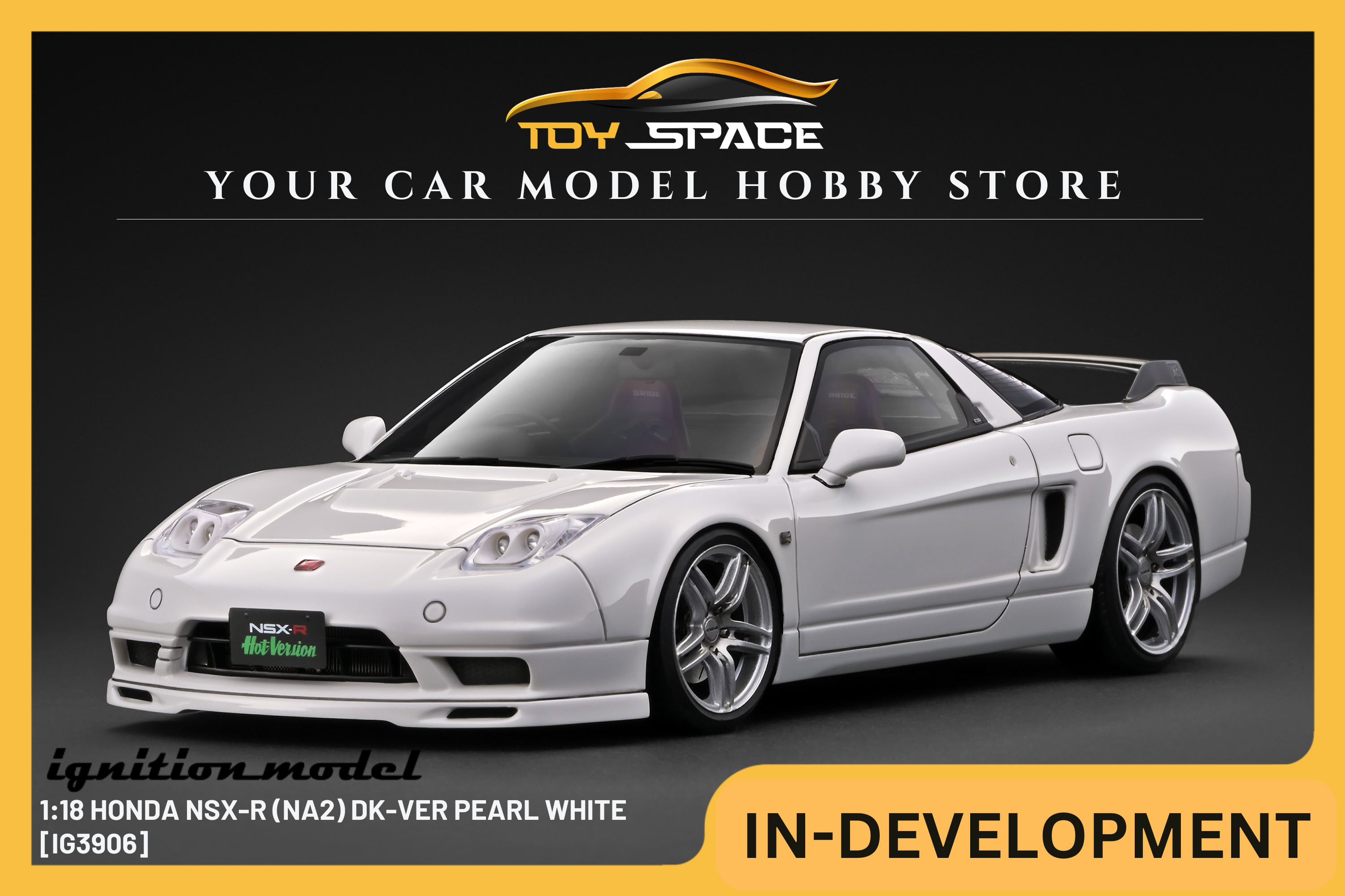 [IGNITION MODEL] 1:18 Honda NSX-R (NA2) DK-Ver Pearl White [IG3906]