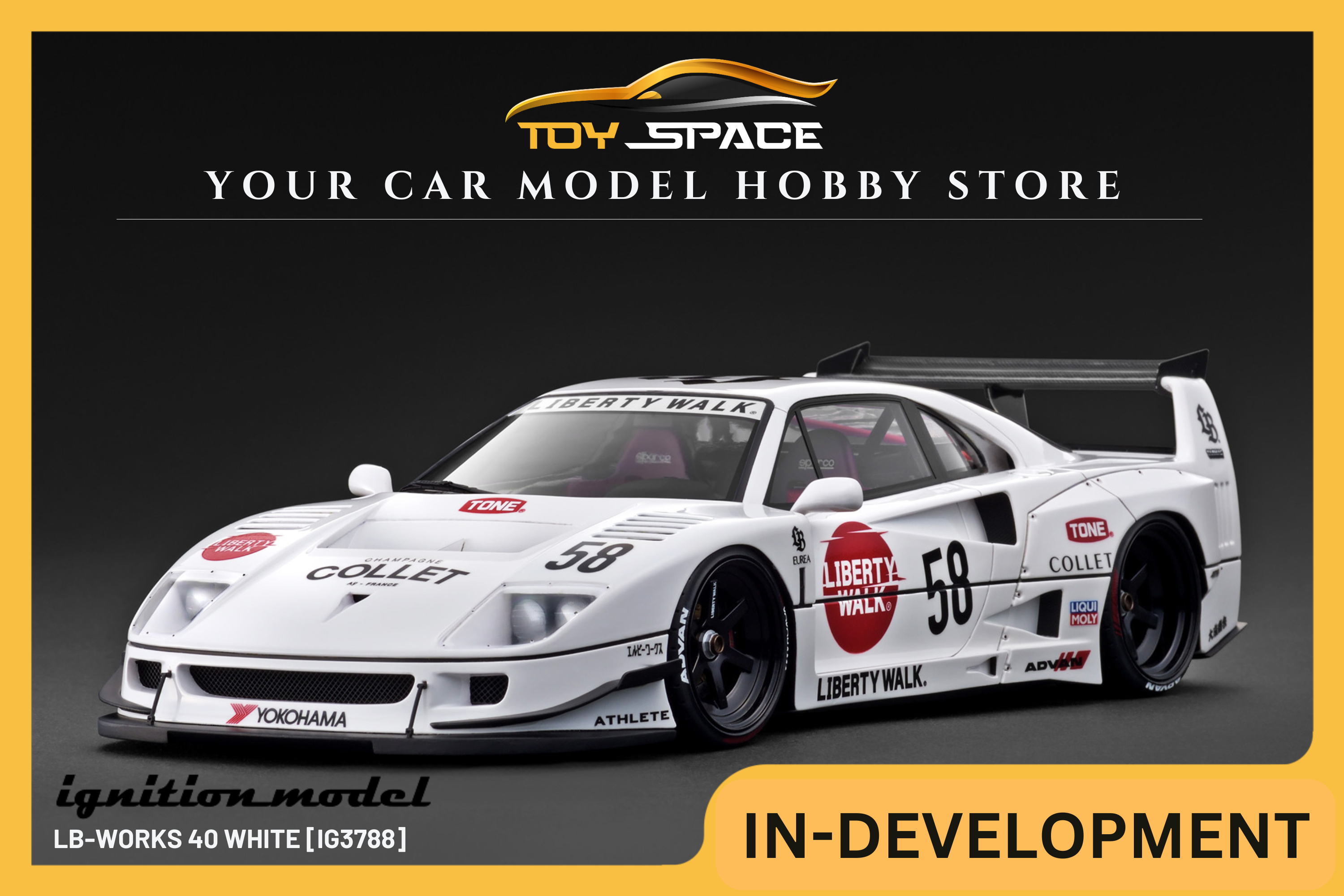 [IGNITION MODEL] 1:18 LB-Works 40 White [IG3788]