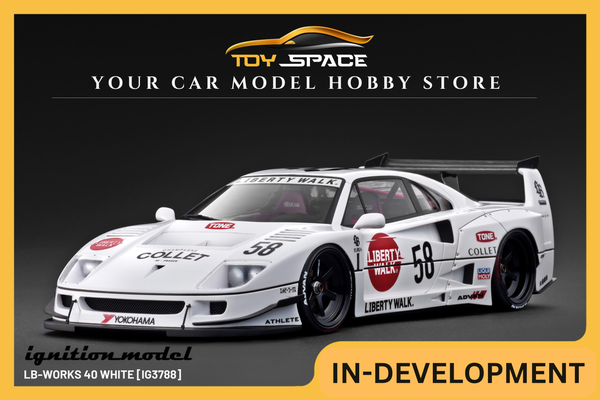 [IGNITION MODEL] 1:18 LB-Works 40 White [IG3788]