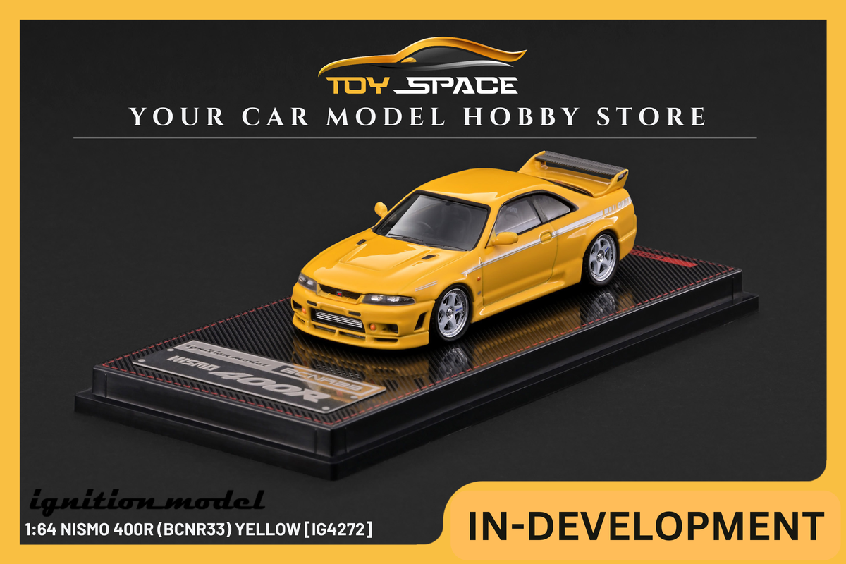 [IGNITION MODEL] 1:64 Nismo 400R (BCNR33) Yellow [IG4272]