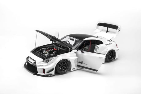 [MOTORHELIX] 1:18 LB-Silhouette 35GTR White - Toy Space Diecast Online Store Singapore