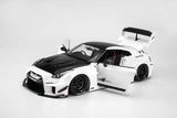 [MOTORHELIX] 1:18 LB-Silhouette 35GTR White - Toy Space Diecast Online Store Singapore