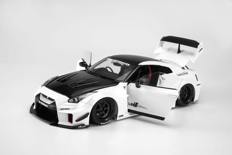[MOTORHELIX] 1:18 LB-Silhouette 35GTR White - Toy Space Diecast Online Store Singapore