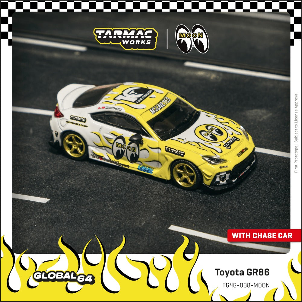 [TARMAC WORKS] 1:64 Toyota GR86 Mooneyes