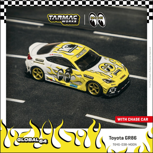 [TARMAC WORKS] 1:64 Toyota GR86 Mooneyes