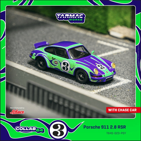 [TARMAC WORKS] 1:64 Porsche 911 2.8 RSR Psychodelic