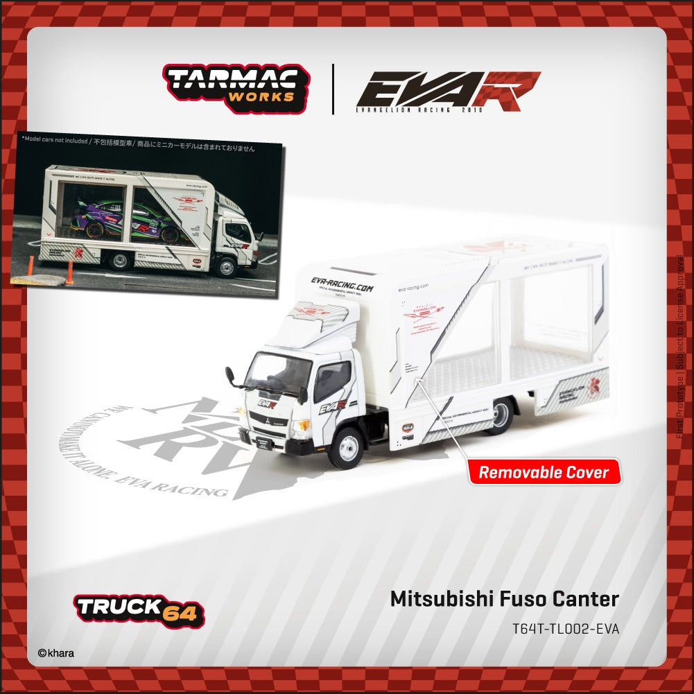 [TARMAC WORKS] 1:64 Mitsubishi Fuso Canter Eva Racing