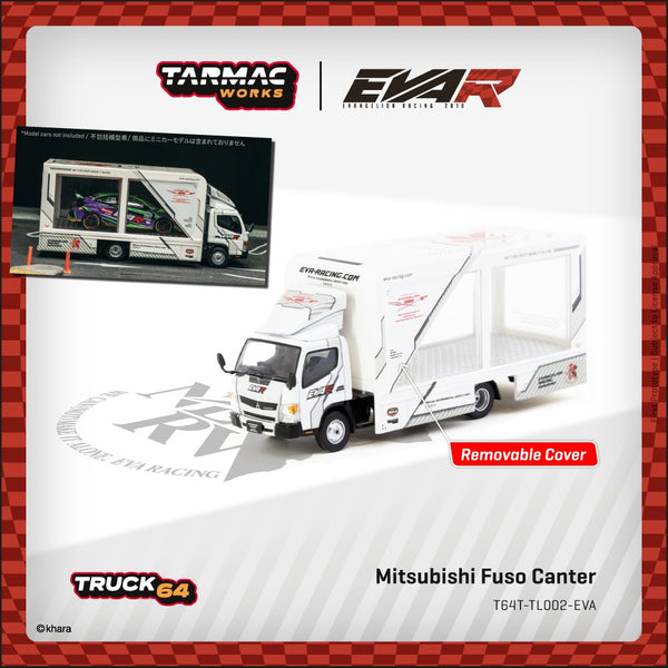 [TARMAC WORKS] 1:64 Mitsubishi Fuso Canter Eva Racing