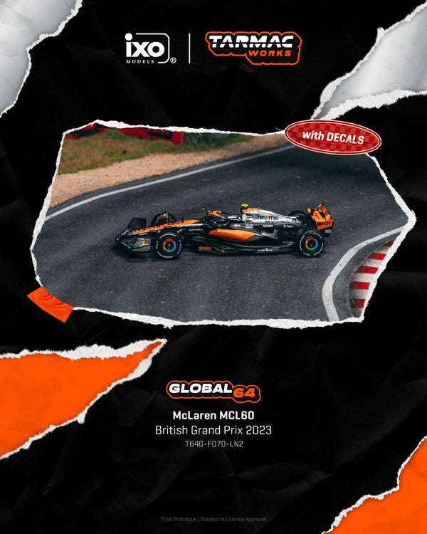[TARMAC WORKS] 1:64 McLaren MCL60 British Grand Prix 2023 Lando Norris