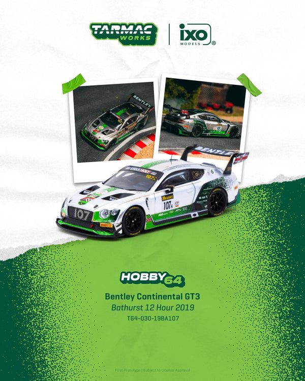 [TARMAC WORKS] 1:64 Bentley Continental GT3 Bathurst 12 Hour 2019 J. Gounon / S. Kane / J. Pepper