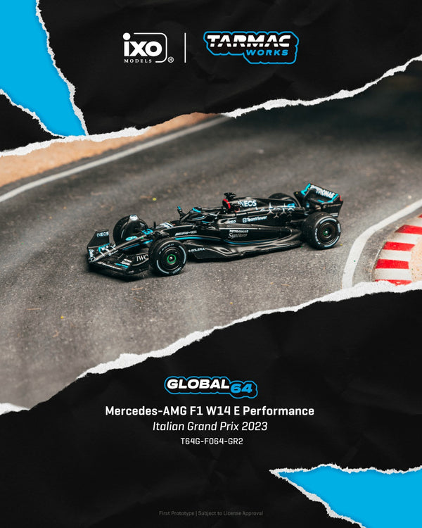 [TARMAC WORKS] 1:64 Mercedes-AMG F1 W14 E Performance Italian Grand Prix 2023 George Russell