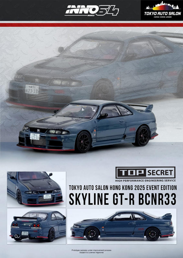 [INNO64] Top Secret Nissan Skyline GT-R BCNR33 [TAS HK 2025 Event Edition]
