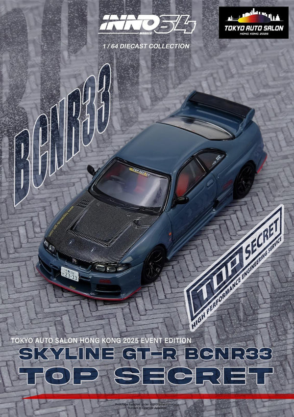 [INNO64] Top Secret Nissan Skyline GT-R BCNR33 [TAS HK 2025 Event Edition]