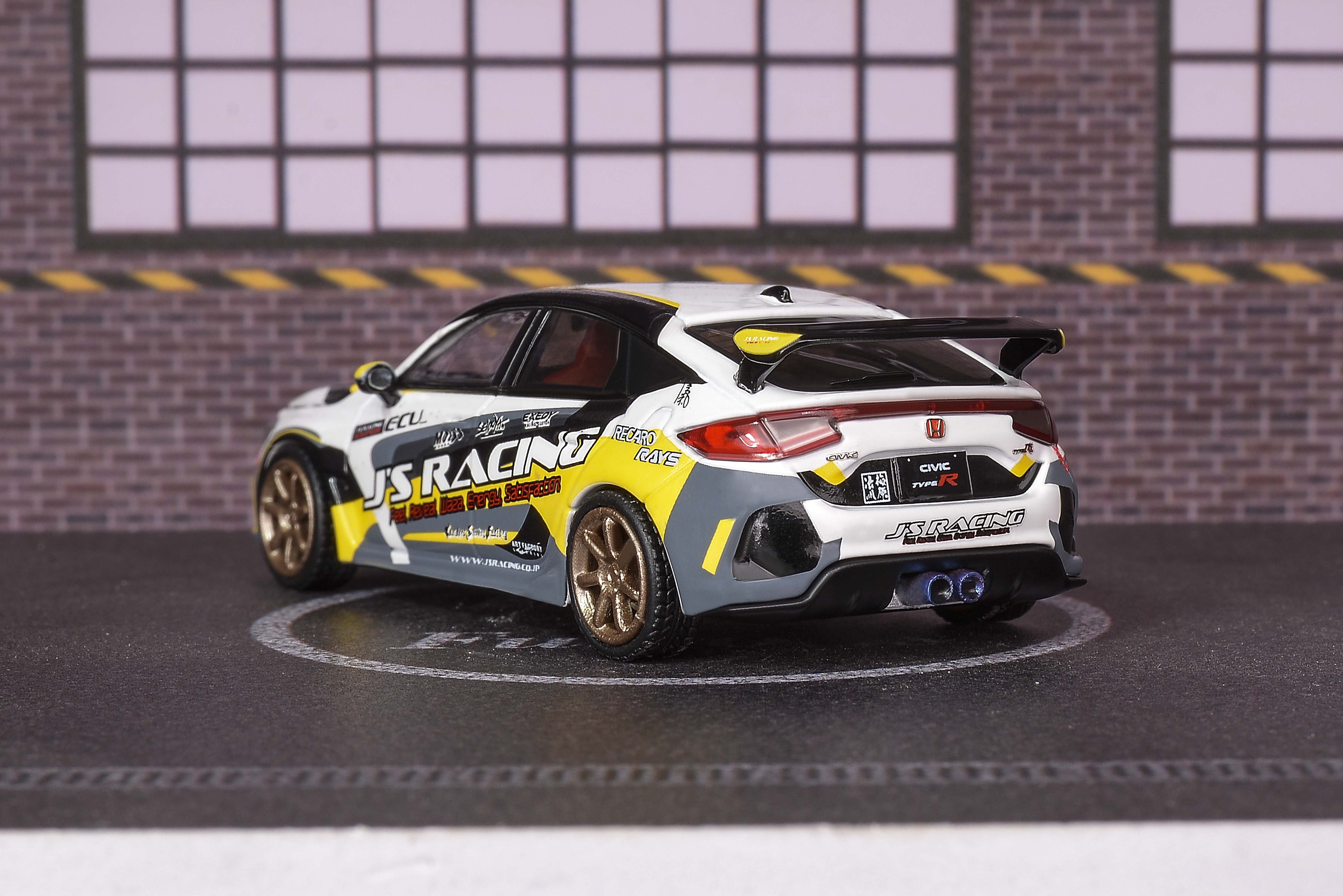 [MOTORHELIX] 1/64 Honda Civic Type R (FL5) J’s Racing