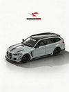 [AURELIA MODEL] 1:64 M3 Touring Alaska Brooklyn Grey - Toy Space Diecast Online Store Singapore