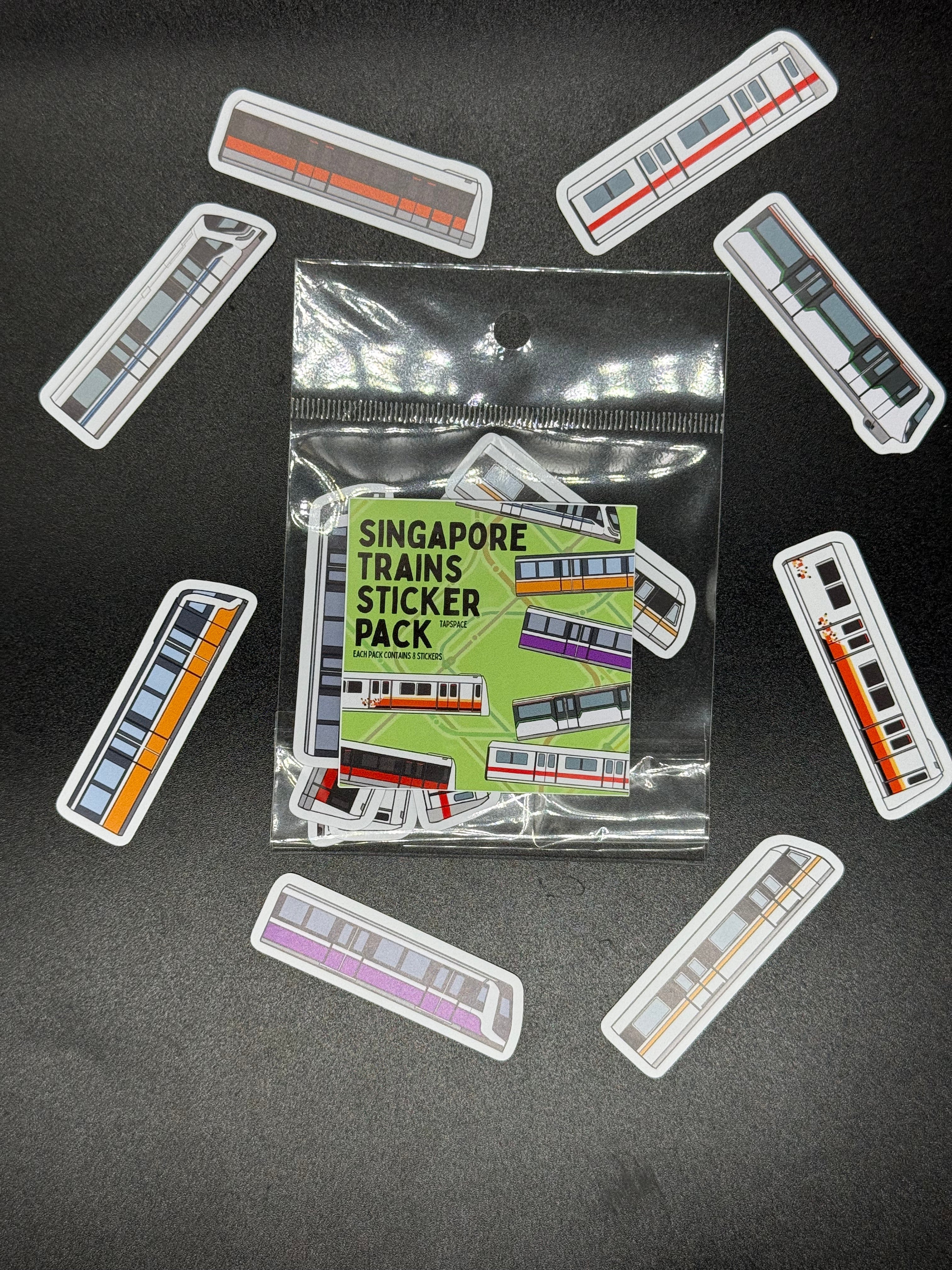 Singapore Trains Sticker Bundle Pack