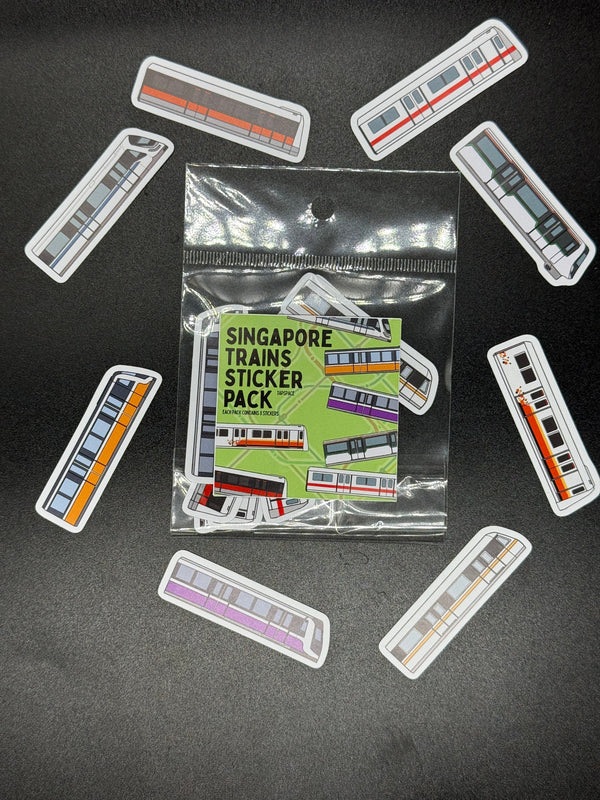 Singapore Trains Sticker Bundle Pack