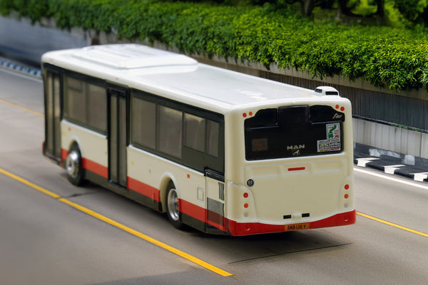 [TINY] SG07 Diecast - MAN A22 MCV - Cream (963) Singapore Bus